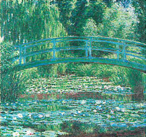 日本の太鼓橋と睡蓮の池、ジヴェルニー